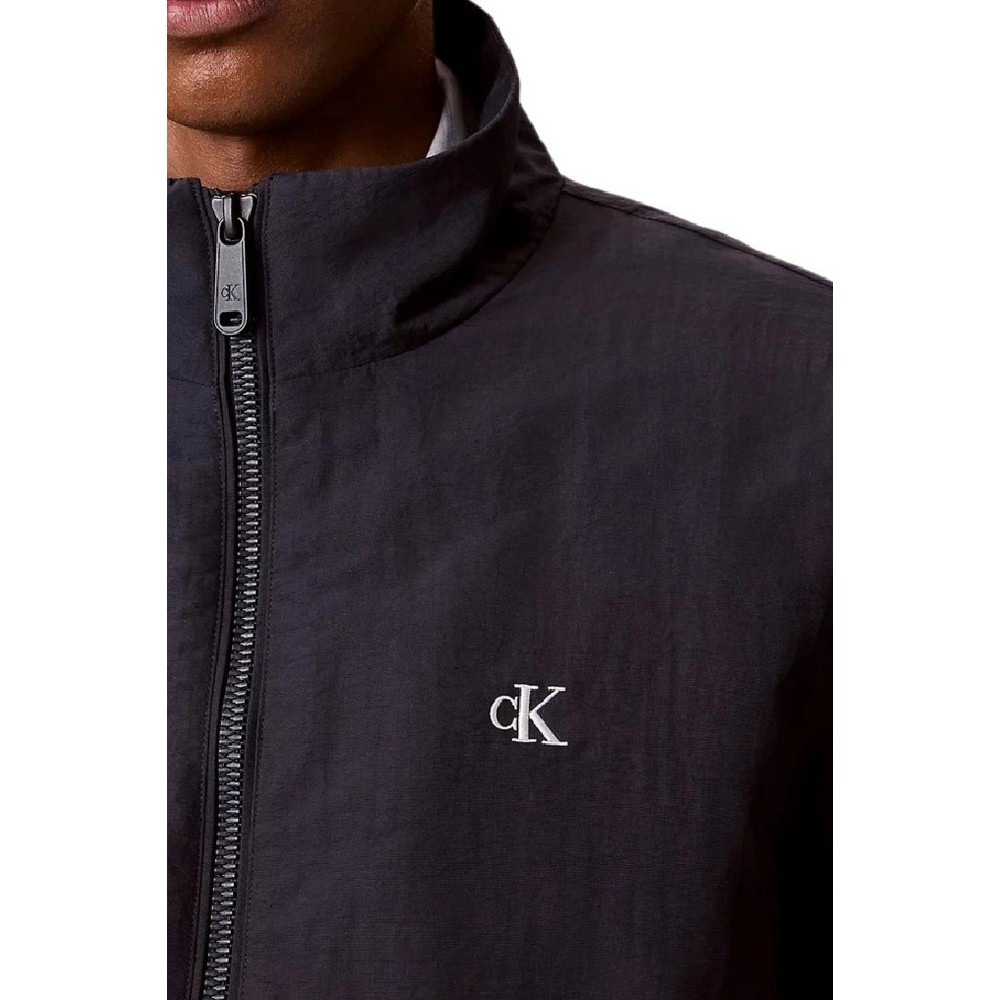 CALVIN KLEIN JEANS LS PADDED NYLON HARRINGTON JACKET ΜΠΟΥΦΑΝ ΑΝΔΡΙΚΟ NAVY