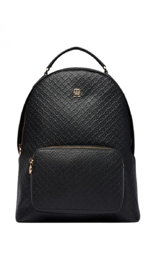TOMMY HILFIGER DAILY BACKPACK MONO ΤΣΑΝΤΑ ΓΥΝΑΙΚΕΙΑ BLACK