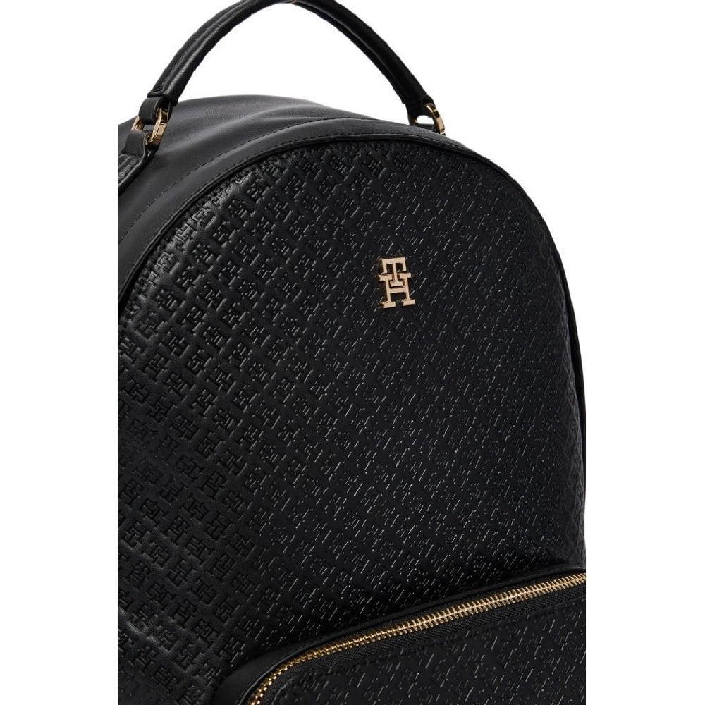 TOMMY HILFIGER DAILY BACKPACK MONO ΤΣΑΝΤΑ ΓΥΝΑΙΚΕΙΑ BLACK