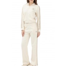 CALVIN KLEIN JEANS STRETCH TERRY TRACK PANT ΦΟΡΜΑ ΓΥΝΑΙΚΕΙΑ OFF WHITE