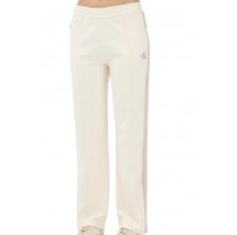 CALVIN KLEIN JEANS STRETCH TERRY TRACK PANT ΦΟΡΜΑ ΓΥΝΑΙΚΕΙΑ OFF WHITE