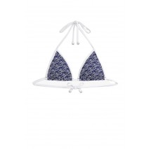 TOMMY HILFIGER TRIANGLE RP PRINT ΜΑΓΙΟ ΓΥΝΑΙΚΕΟ NAVY/WHITE