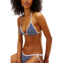 TOMMY HILFIGER TRIANGLE RP PRINT ΜΑΓΙΟ ΓΥΝΑΙΚΕΟ NAVY/WHITE