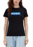 HUGO BOSS JERSEY CLASSIC TEE B T-SHIRT ΜΠΛΟΥΖΑ ΓΥΝΑΙΚΕΙΑ BLACK