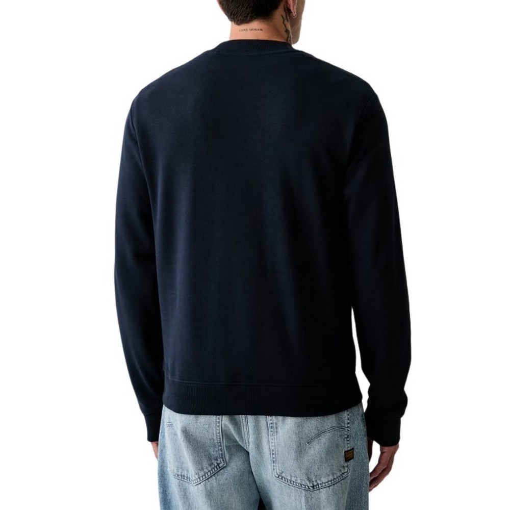 HUGO BOSS NESPON JERSEY SWEATSHIRT ΜΠΛΟΥΖΑ ΦΟΥΤΕΡ ΑΝΔΡΙΚΗ NAVY
