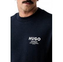 HUGO BOSS NESPON JERSEY SWEATSHIRT ΜΠΛΟΥΖΑ ΦΟΥΤΕΡ ΑΝΔΡΙΚΗ NAVY