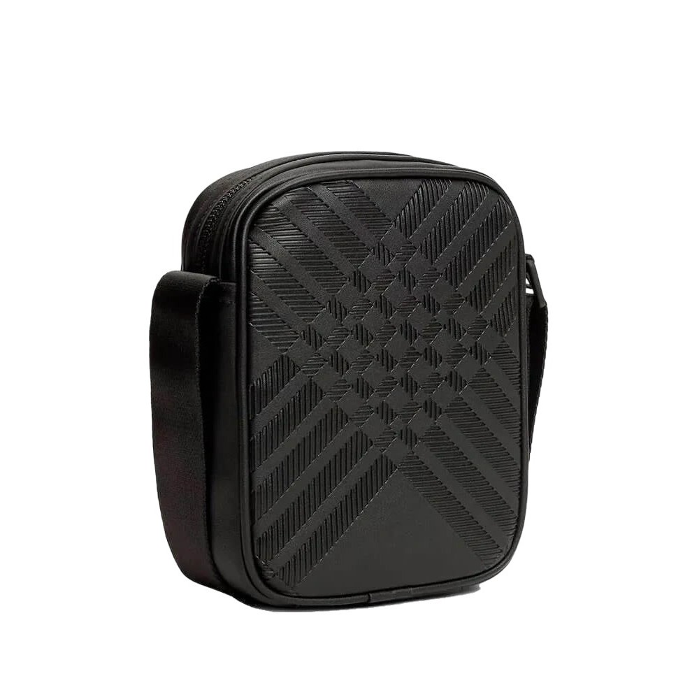 TOMMY HILFIGER CORP TEXTURE MINI REPORTER ΤΣΑΝΤΑ ΑΝΔΡΙΚΗ BLACK