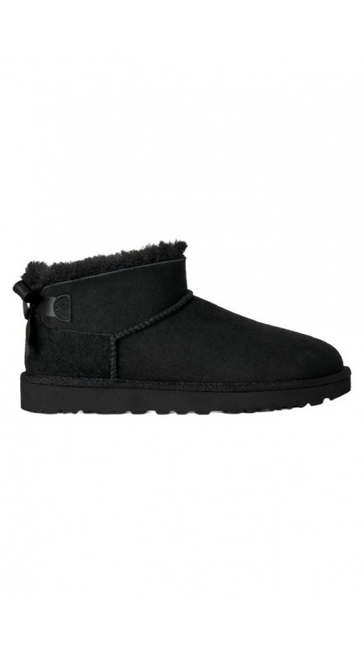 UGG ULTRA MINI BAILEY BOW ΠΑΠΟΥΤΣΙ ΓΥΝΑΙΚΕΙΟ BLACK