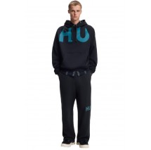 HUGO BOSS JERSEY TROUSERS NALFTRO ΦΟΡΜΑ ΑΝΔΡΙΚΗ BLACK