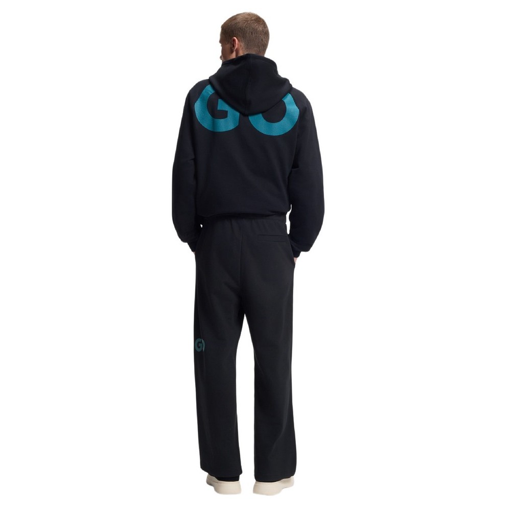 HUGO BOSS JERSEY TROUSERS NALFTRO ΦΟΡΜΑ ΑΝΔΡΙΚΗ BLACK