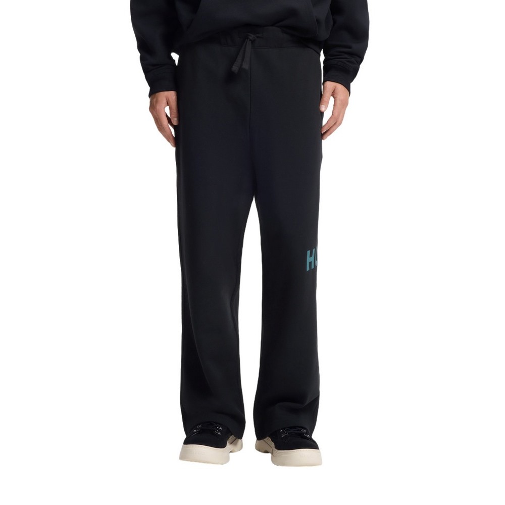 HUGO BOSS JERSEY TROUSERS NALFTRO ΦΟΡΜΑ ΑΝΔΡΙΚΗ BLACK
