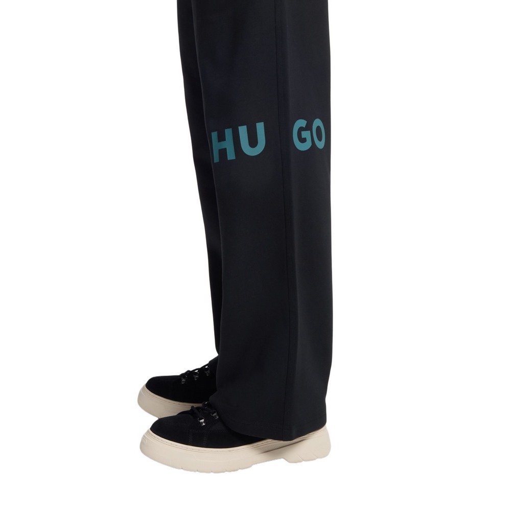 HUGO BOSS JERSEY TROUSERS NALFTRO ΦΟΡΜΑ ΑΝΔΡΙΚΗ BLACK