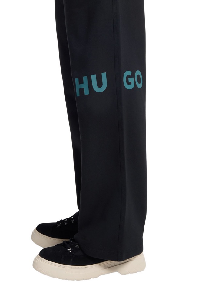 HUGO BOSS JERSEY TROUSERS NALFTRO ΦΟΡΜΑ ΑΝΔΡΙΚΗ BLACK