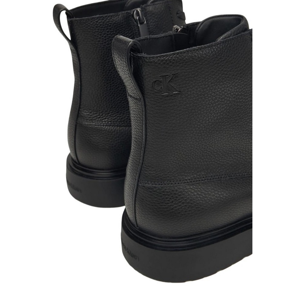 CALVIN KLEIN COMBAT ESS LACE UP ZIP BOOT LTH ΠΑΠΟΥΤΣΙ ΑΝΔΡΙΚΟ BLACK