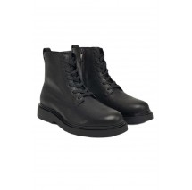 CALVIN KLEIN COMBAT ESS LACE UP ZIP BOOT LTH ΠΑΠΟΥΤΣΙ ΑΝΔΡΙΚΟ BLACK