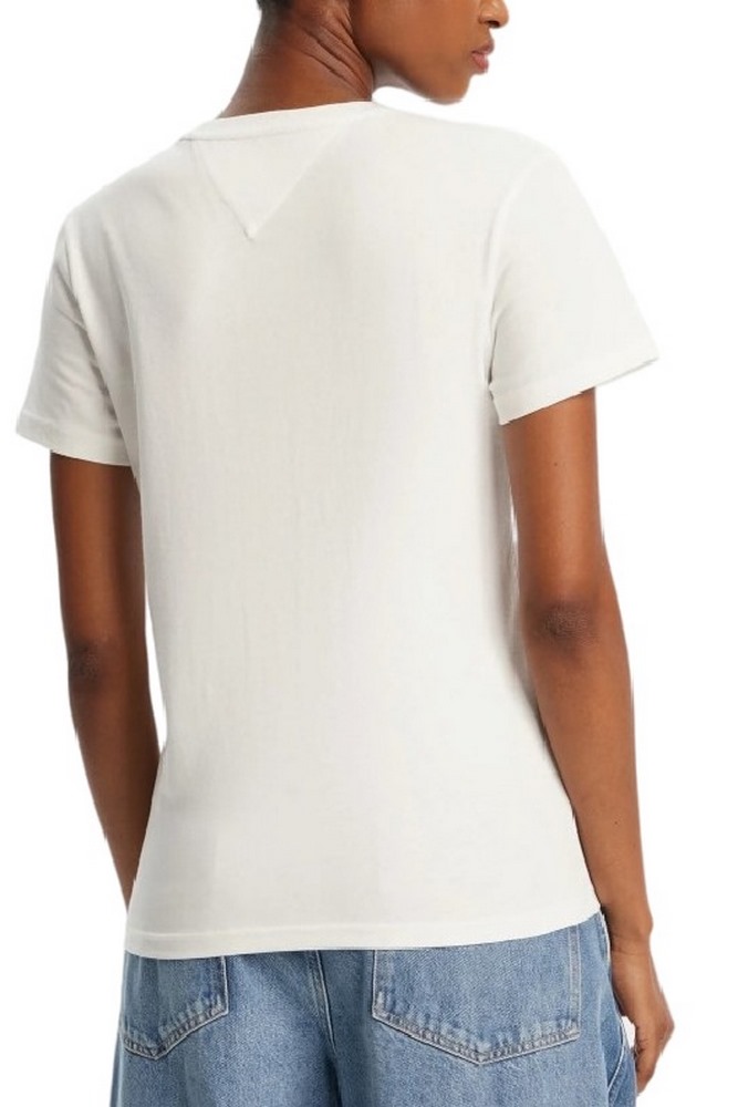 TOMMY JEANS REG FLORAL FLAG TEE T-SHIRT ΜΠΛΟΥΖΑ ΓΥΝΑΙΚΕΙΑ WHITE