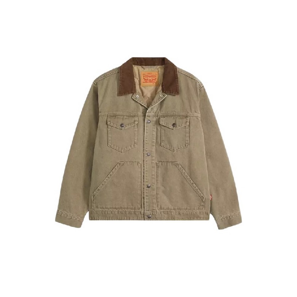 LEVIS MUNROE TRUCKER JACKET ΜΠΟΥΦΑΝ ΑΝΔΡΙΚΟ KHAKI