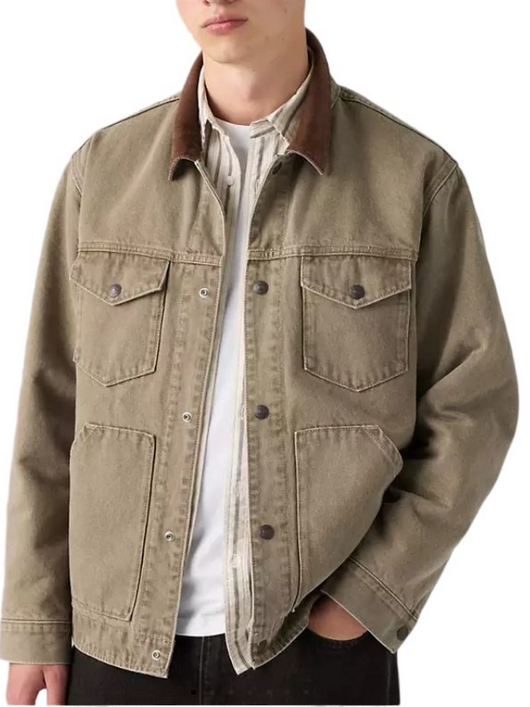LEVIS MUNROE TRUCKER JACKET ΜΠΟΥΦΑΝ ΑΝΔΡΙΚΟ KHAKI