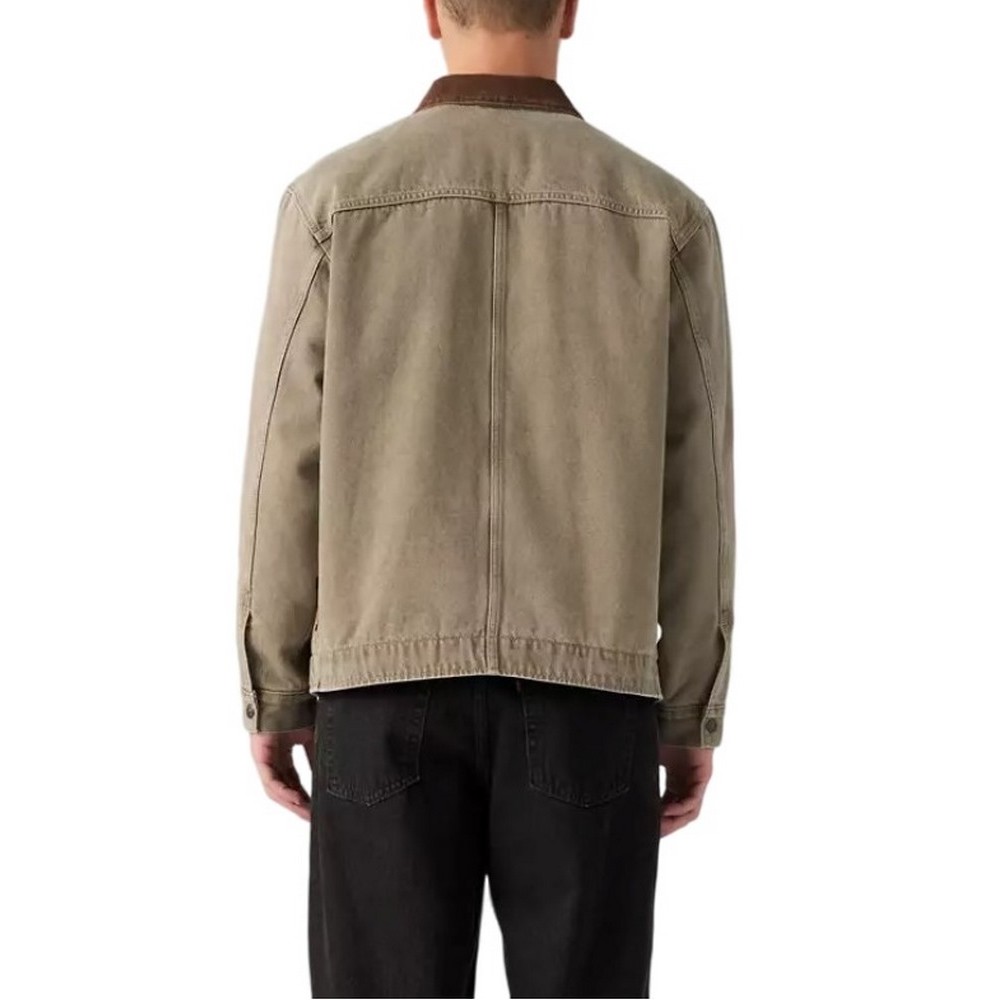 LEVIS MUNROE TRUCKER JACKET ΜΠΟΥΦΑΝ ΑΝΔΡΙΚΟ KHAKI