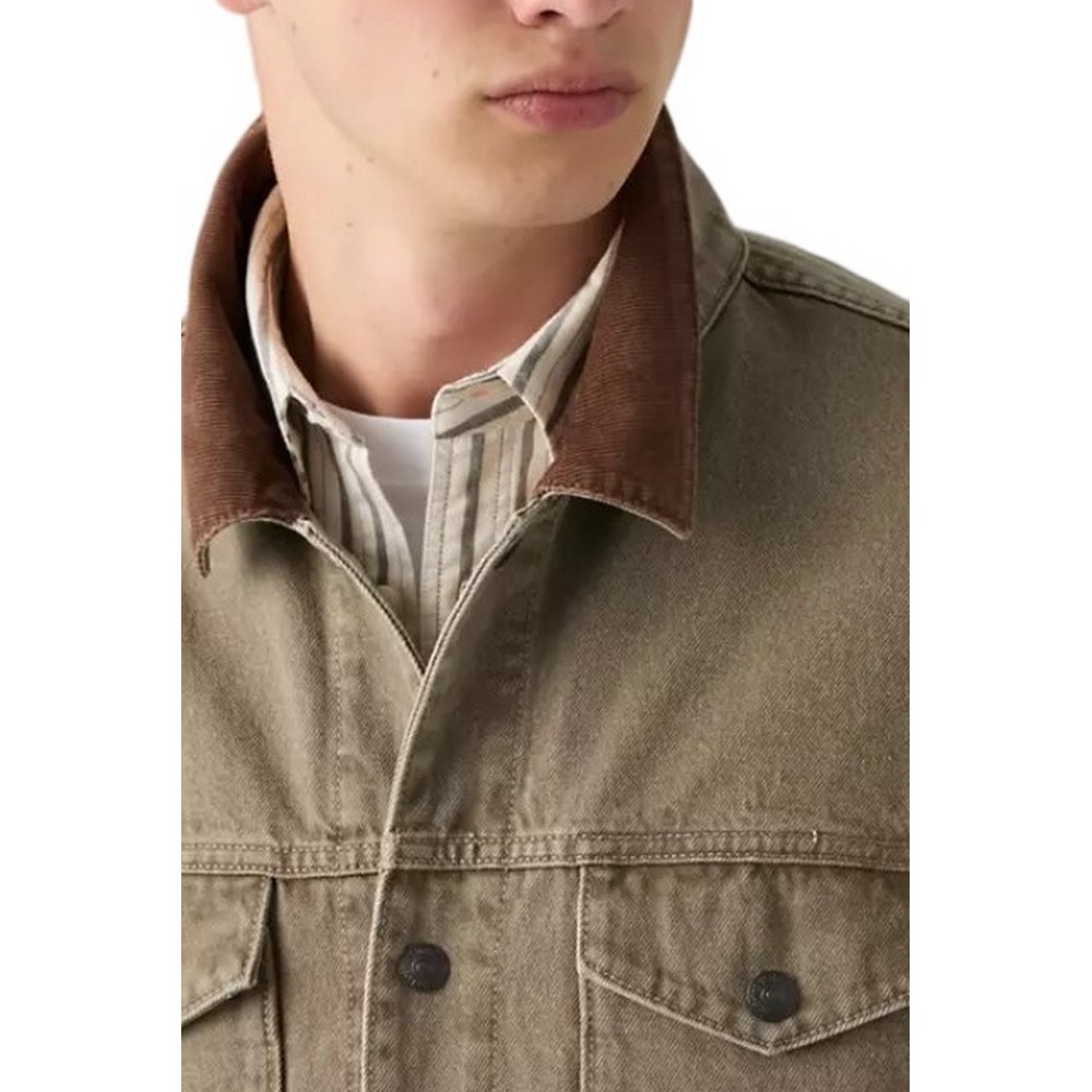 LEVIS MUNROE TRUCKER JACKET ΜΠΟΥΦΑΝ ΑΝΔΡΙΚΟ KHAKI