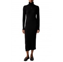 TOMMY JEANS TURTLNCK BODYCON MIDI DRESS ΦΟΡΕΜΑ ΓΥΝΑΙΚΕΙΟ BLACK