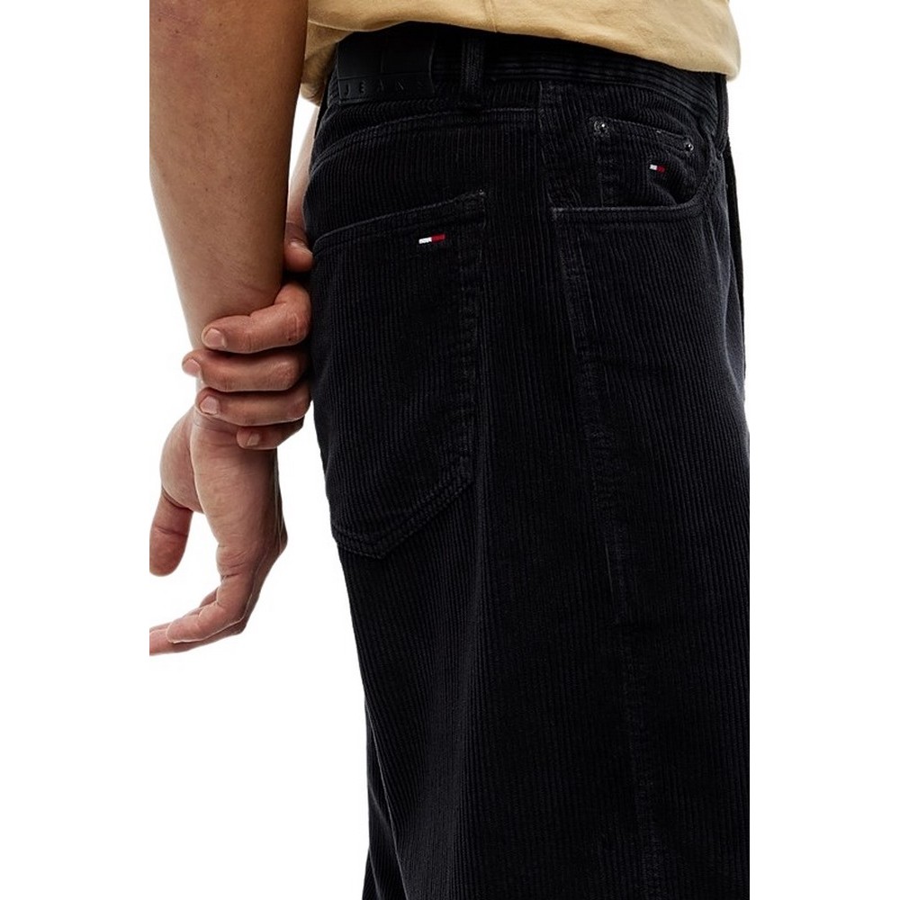 TOMMY JEANS JAIMIE CORD 5PT PANT ΠΑΝΤΕΛΟΝΙ ΑΝΔΡΙΚΟ BLACK