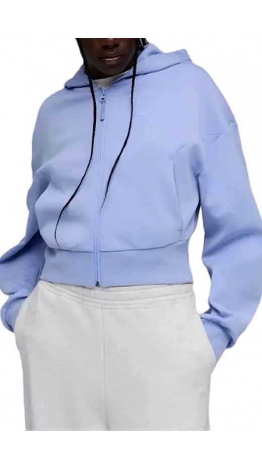 PUMA PUMATECH SENSE FULLZIP SOFT TOUCH DRYCELL HOODIE ΦΟΥΤΕΡ ΖΑΚΕΤΑ ΓΥΝΑΙΚΕΙΑ PURPLE