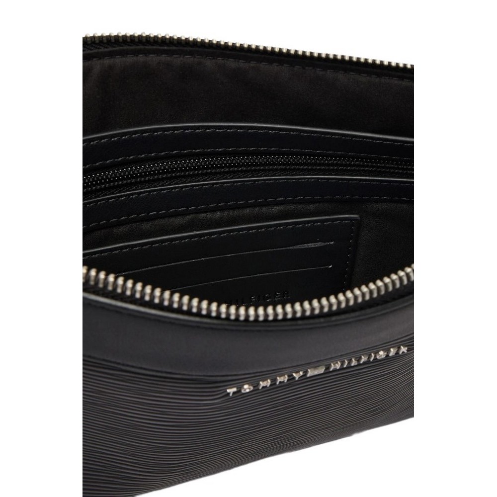 TOMMY HILFIGER BUSINESS SAFFIANO POUCH ΤΣΑΝΤΑ ΑΝΔΡΙΚΗ BLACK
