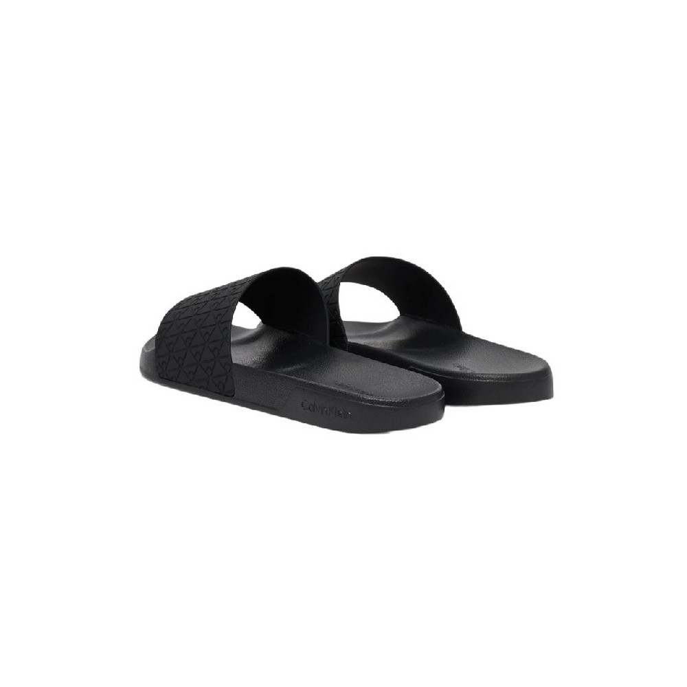 CALVIN KLEIN ESS SLIDE PU AOP ΠΑΝΤΟΦΛΑ ΑΝΔΡΙΚΗ BLACK