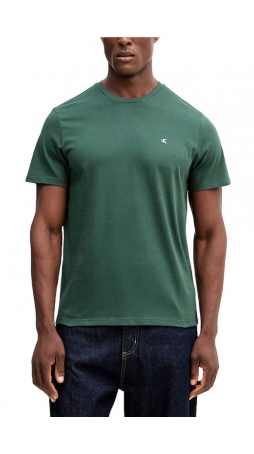 CALVIN KLEIN JEANS CLASSIC MONOGRAM T-SHIRT ΜΠΛΟΥΖΑ ΑΝΔΡΙΚΗ LIGHT GREEN