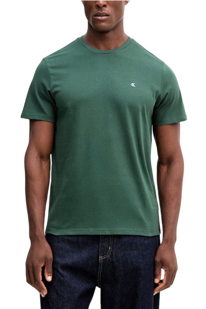 CALVIN KLEIN JEANS CLASSIC MONOGRAM T-SHIRT ΜΠΛΟΥΖΑ ΑΝΔΡΙΚΗ LIGHT GREEN