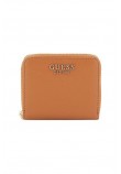 GUESS LAUREL II SLG SMALL ZIP AROUND ΠΟΡΤΟΦΟΛΙ ΓΥΝΑΙΚΕΙΟ COGNAC