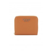 GUESS LAUREL II SLG SMALL ZIP AROUND ΠΟΡΤΟΦΟΛΙ ΓΥΝΑΙΚΕΙΟ COGNAC