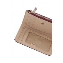GUESS BOLENA SLG ZIP ARND CARD CASE ΠΟΡΤΟΦΟΛΙ ΓΥΝΑΙΚΕΙΟ WINE