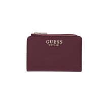 GUESS BOLENA SLG ZIP ARND CARD CASE ΠΟΡΤΟΦΟΛΙ ΓΥΝΑΙΚΕΙΟ WINE