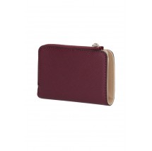 GUESS BOLENA SLG ZIP ARND CARD CASE ΠΟΡΤΟΦΟΛΙ ΓΥΝΑΙΚΕΙΟ WINE