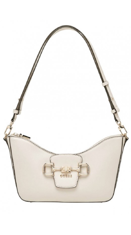 GUESS JANIE CONVERTIBLE SHOULDER BAG ΤΣΑΝΤΑ ΓΥΝΑΙΚΕΙΑ STONE