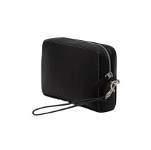 CALVIN KLEIN BOLD PEBBLE POUCH W/ HANDLE ΤΣΑΝΤΑ ΑΝΔΡΙΚΗ BLACK