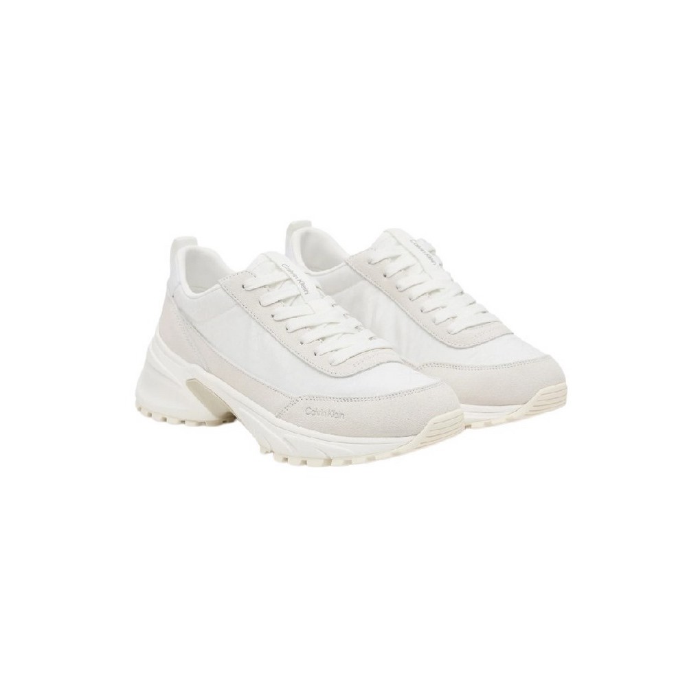 CALVIN KLEIN JEANS HIKE RUNNER CASUAL NY-SU AOP WN ΠΑΠΟΥΤΣΙ ΓΥΝΑΙΚΕΙΟ WHITE