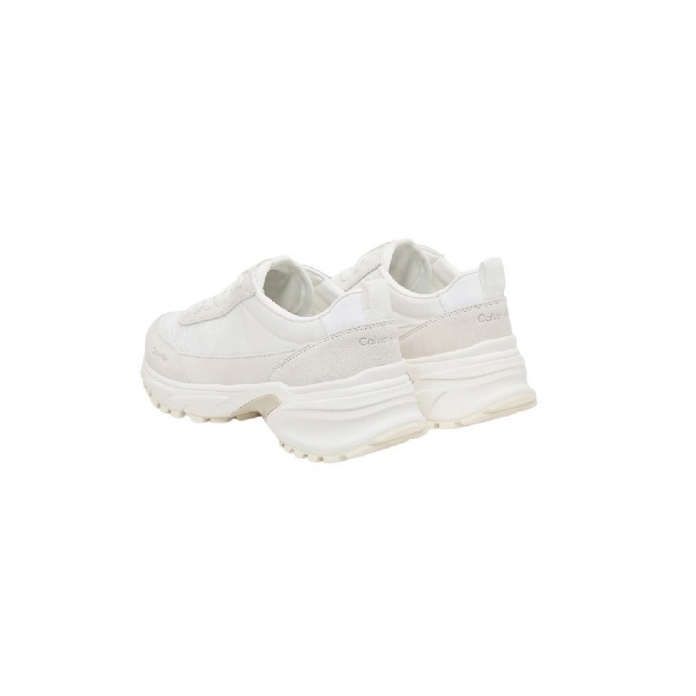 CALVIN KLEIN JEANS HIKE RUNNER CASUAL NY-SU AOP WN ΠΑΠΟΥΤΣΙ ΓΥΝΑΙΚΕΙΟ WHITE