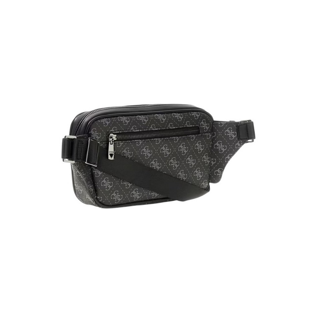 GUESS MILANO BUMBAG L HMMILOP6398 ΤΣΑΝΤΑ ΑΝΔΡΙΚΗ BLACK/GREY