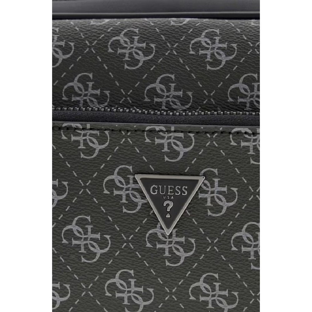 GUESS MILANO BUMBAG L HMMILOP6398 ΤΣΑΝΤΑ ΑΝΔΡΙΚΗ BLACK/GREY