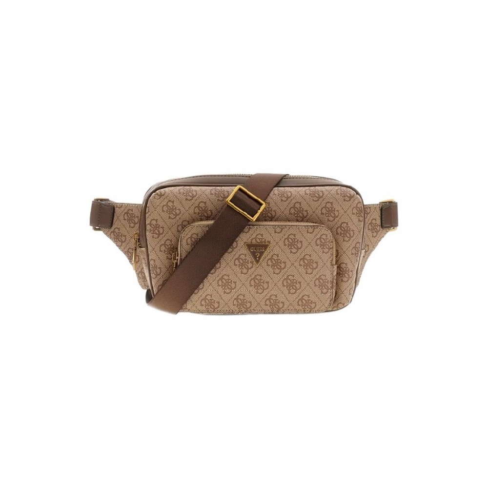 GUESS MILANO BUMBAG L HMMILOP6398 ΤΣΑΝΤΑ ΑΝΔΡΙΚΗ LATTE