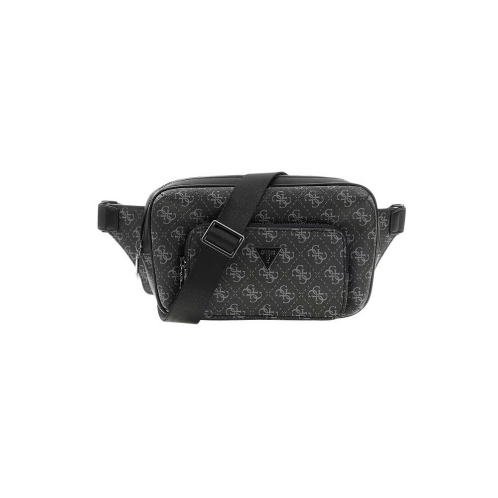 GUESS MILANO BUMBAG L HMMILOP6398 ΤΣΑΝΤΑ ΑΝΔΡΙΚΗ BLACK/GREY