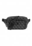 GUESS MILANO BUMBAG L HMMILOP6398 ΤΣΑΝΤΑ ΑΝΔΡΙΚΗ BLACK/GREY