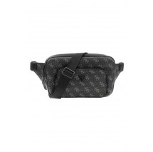 GUESS MILANO BUMBAG L HMMILOP6398 ΤΣΑΝΤΑ ΑΝΔΡΙΚΗ BLACK/GREY
