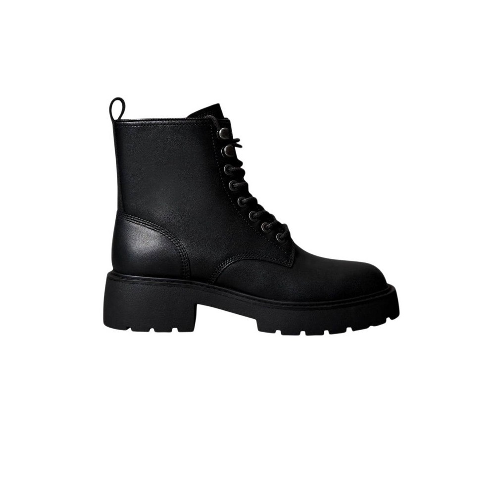 CALVIN KLEIN JEANS CHUNKY LACE UP ZIP BOOT ΜΠΟΤΑΚΙ ΓΥΝΑΙΚΕΙΟ BLACK