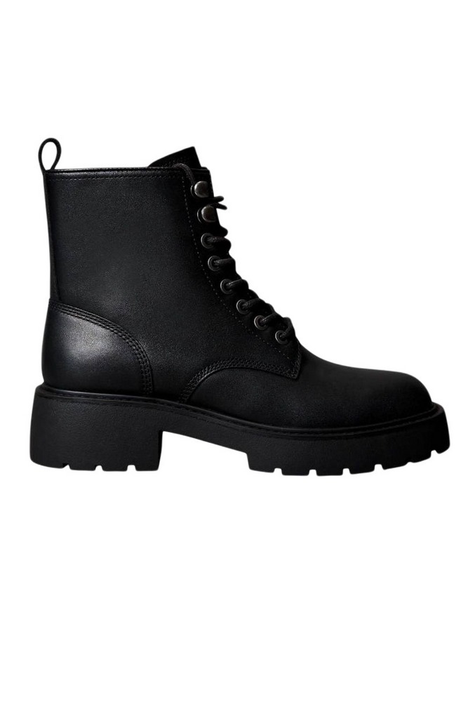CALVIN KLEIN JEANS CHUNKY LACE UP ZIP BOOT ΜΠΟΤΑΚΙ ΓΥΝΑΙΚΕΙΟ BLACK