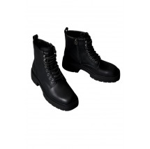 CALVIN KLEIN JEANS CHUNKY LACE UP ZIP BOOT ΜΠΟΤΑΚΙ ΓΥΝΑΙΚΕΙΟ BLACK