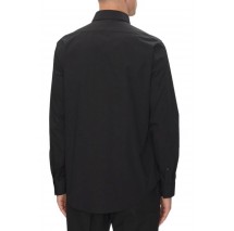 CALVIN KLEIN REG ESNTL POPLIN NOS STR SLD ΠΟΥΚΑΜΙΣΟ ΑΝΔΡΙΚΟ BLACK